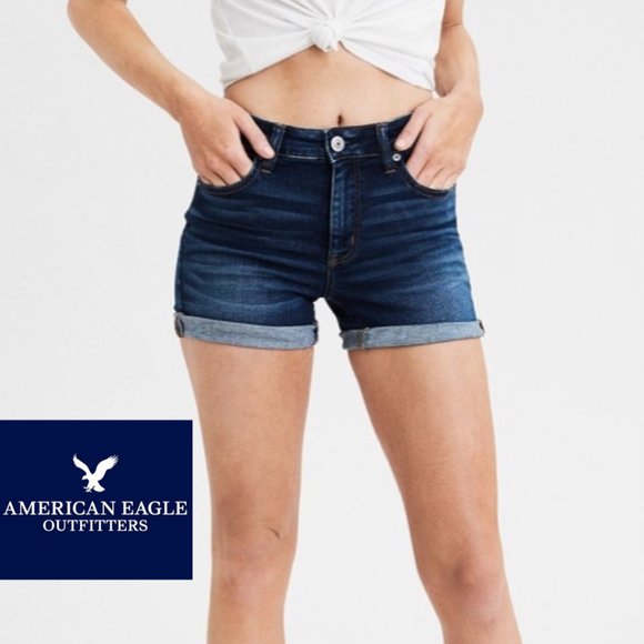 American Eagle Hirise Shortie Size 